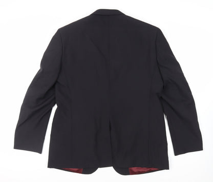 Mens UK Size 44 Marks and Spencer Regular Black Suit Jacket