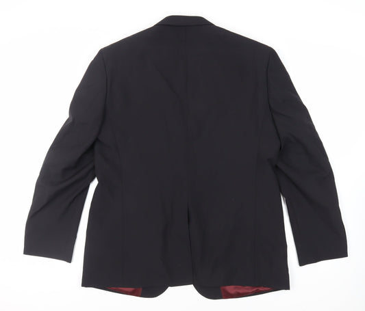 Mens UK Size 44 Marks and Spencer Regular Black Suit Jacket