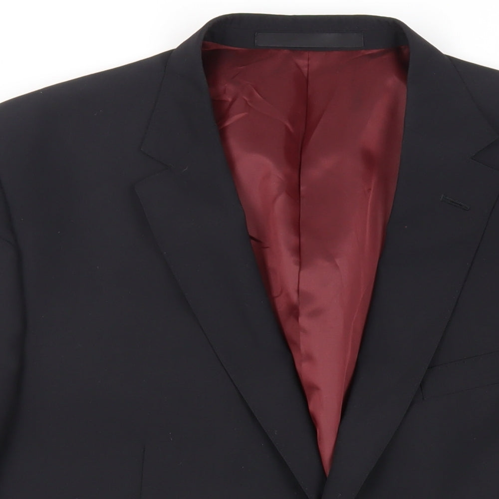 Mens UK Size 44 Marks and Spencer Regular Black Suit Jacket