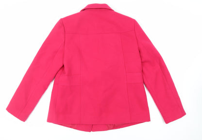Womens UK Size 14 BHS Pink Jacket