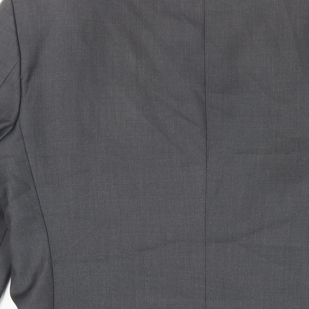 Mens UK Size 38 Red Herring Regular Grey Suit Jacket