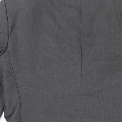 Mens UK Size 38 Red Herring Regular Grey Suit Jacket