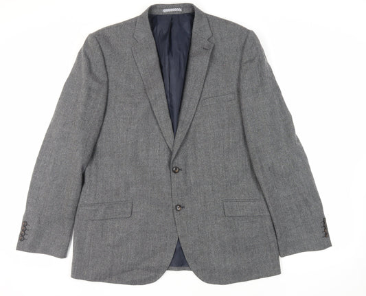 Mens UK Size 46 Marks and Spencer Regular Grey Suit Jacket