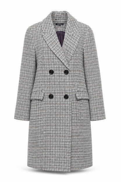 Womens UK Size 4 Topshop Grey Pea Coat