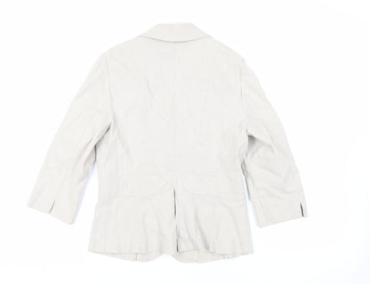 Womens UK Size 12 Per Una Beige Jacket