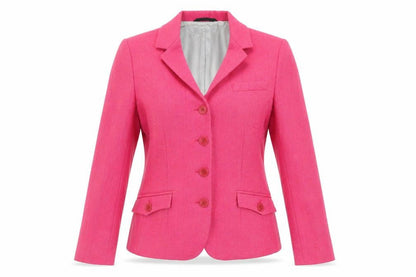 Prét-á-Porter Womens Pink Jacket Blazer Size 8 Button