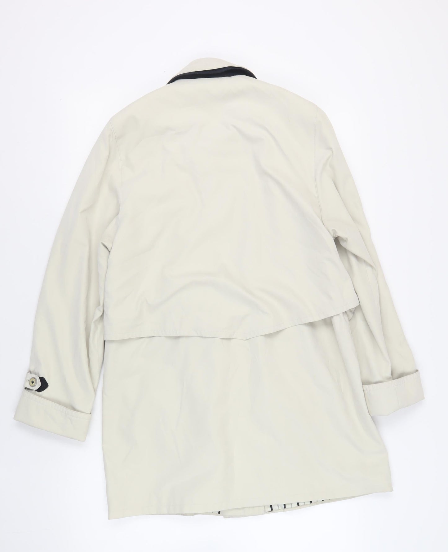 Perfect Wear Womens Beige Jacket Size 8 Buckle