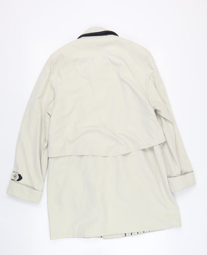 Perfect Wear Womens Beige Jacket Size 8 Buckle