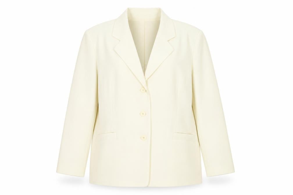 Classics Womens Ivory Jacket Blazer Size 20 Button
