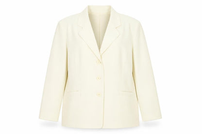 Classics Womens Ivory Jacket Blazer Size 20 Button