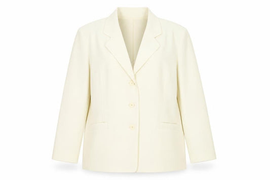 Classics Womens Ivory Jacket Blazer Size 20 Button