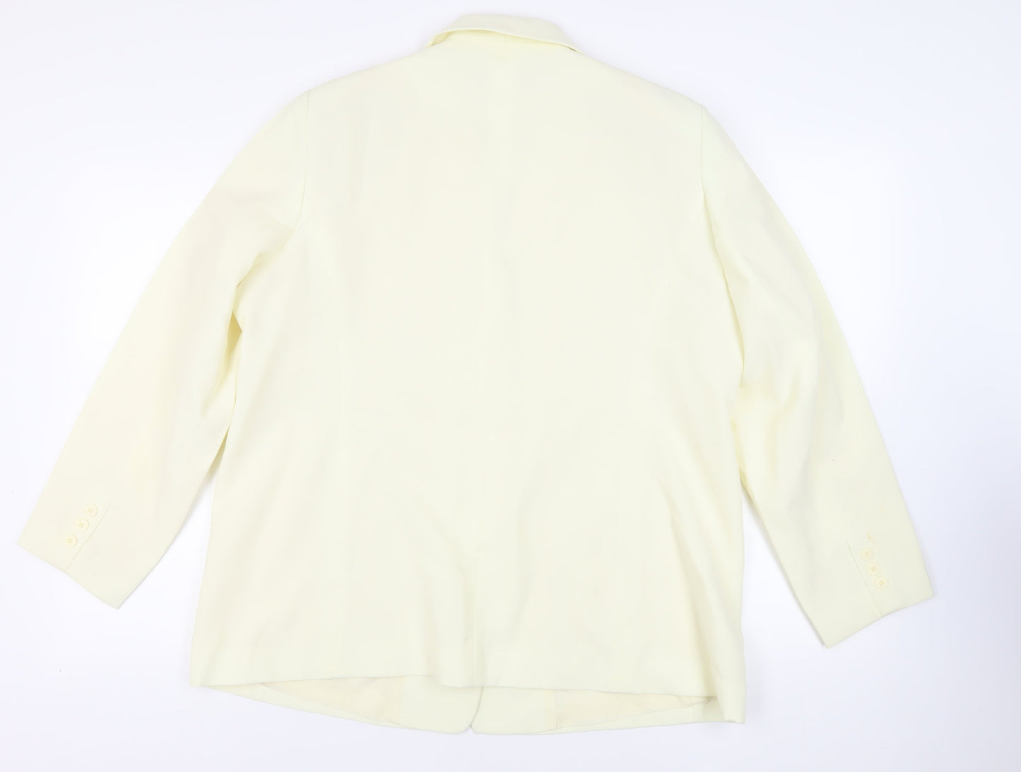 Classics Womens Ivory Jacket Blazer Size 20 Button