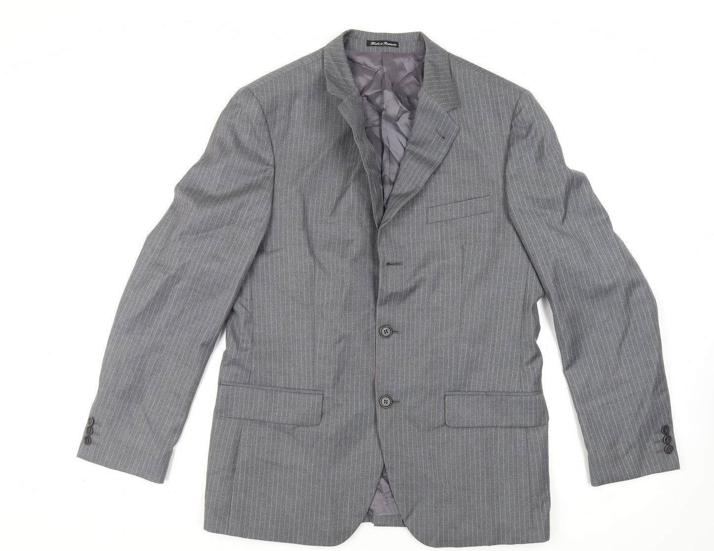 Mens UK Size 40 H&M Regular Grey Suit Jacket