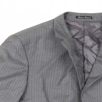 Mens UK Size 40 H&M Regular Grey Suit Jacket