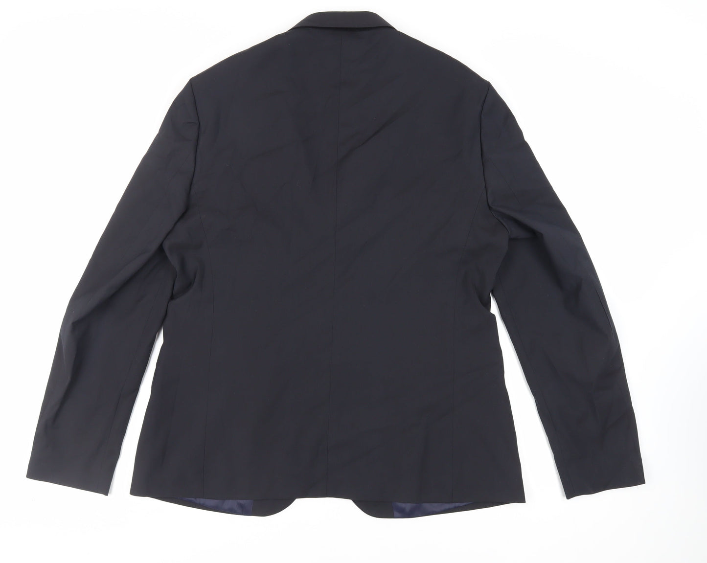 ASOS Mens Blue Polyester Jacket Suit Jacket Size 42 Regular