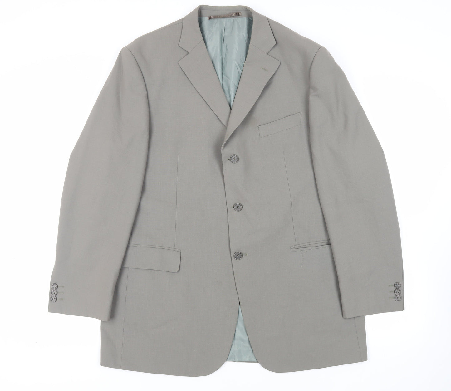 Mens UK Size 44 Marks and Spencer Regular Green Suit Jacket