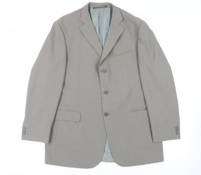 Mens UK Size 44 Marks and Spencer Regular Green Suit Jacket