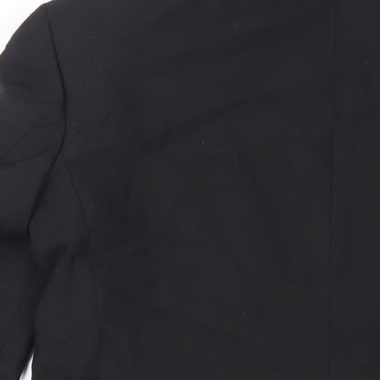 Mens UK Size 42 Burton Regular Black Suit Tuxedo
