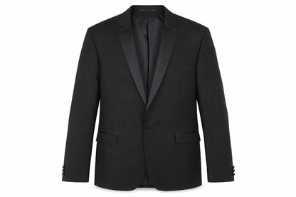Mens UK Size 42 Occasions Regular Black Suit Tuxedo