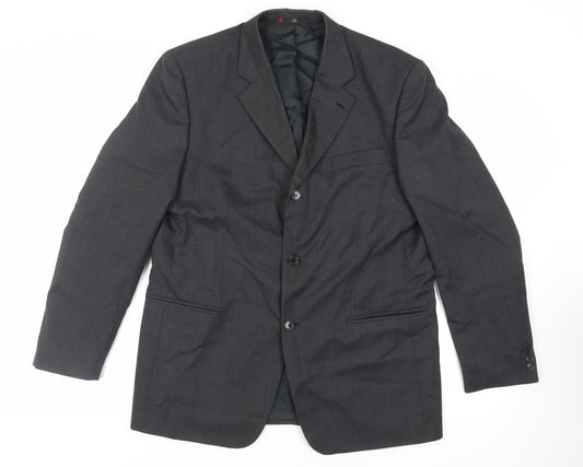 Mens UK Size 42 Ciro Citterio Regular Grey Suit Jacket