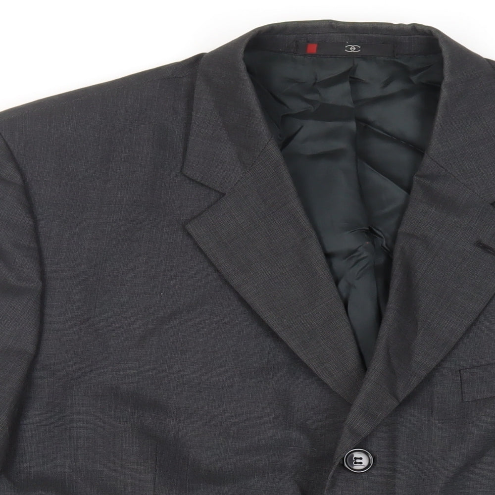 Mens UK Size 42 Ciro Citterio Regular Grey Suit Jacket
