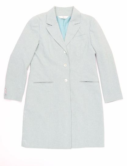 Womens UK Size 14 Modern Classics Green Overcoat