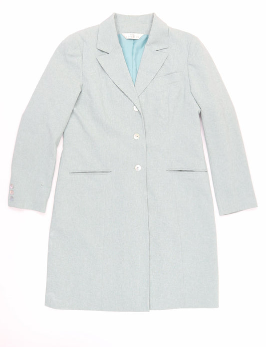 Womens UK Size 14 Modern Classics Green Overcoat