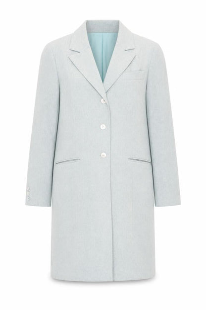 Womens UK Size 14 Modern Classics Green Overcoat