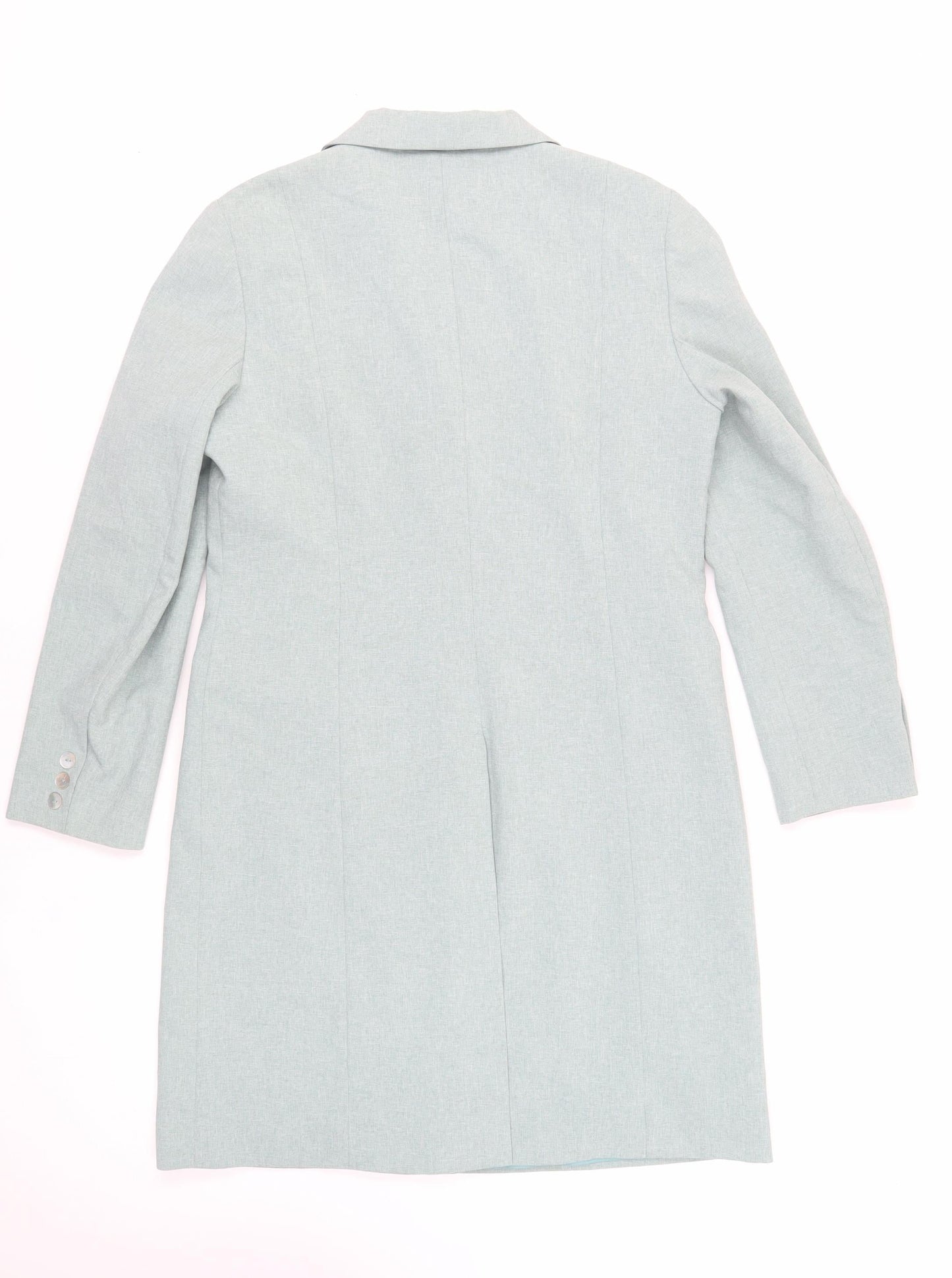 Womens UK Size 14 Modern Classics Green Overcoat