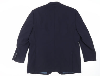 Mens UK Size 44 Greenwoods Regular Blue Suit Jacket