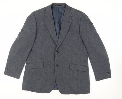 Mens UK Size 42 Brook Taverner Regular Blue Suit Jacket
