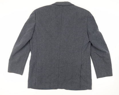 Mens UK Size 42 Brook Taverner Regular Blue Suit Jacket