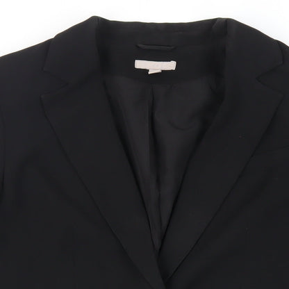 Womens UK Size S H&M Black Jacket