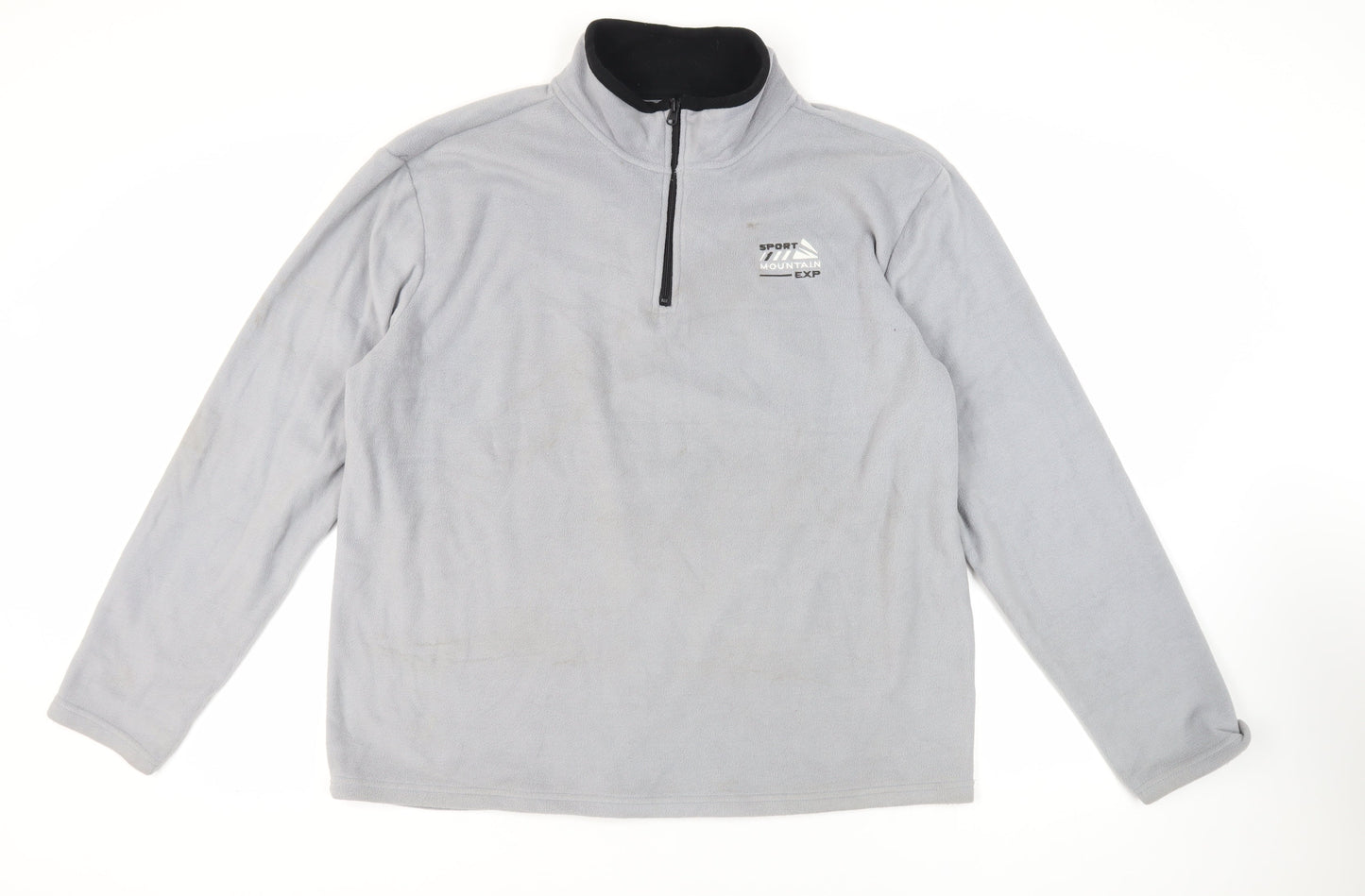 Mens UK Size 2XL Atlas for Men Grey Pullover Sweatshirt