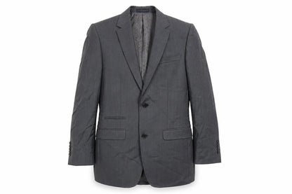 Dom Bagnato Mens Grey Wool Jacket Suit Jacket Size 36 Regular