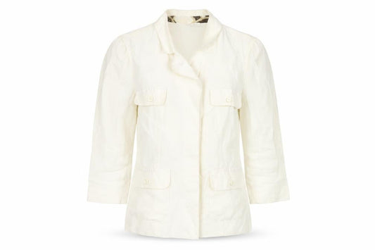 Womens UK Size 10 Per Una Ivory Jacket