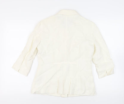 Womens UK Size 10 Per Una Ivory Jacket