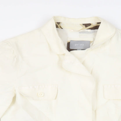 Womens UK Size 10 Per Una Ivory Jacket