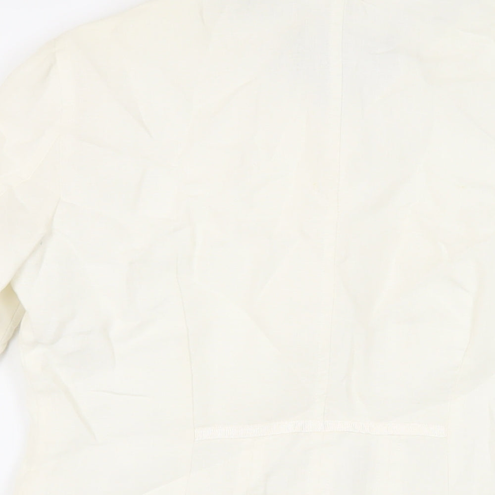 Womens UK Size 10 Per Una Ivory Jacket