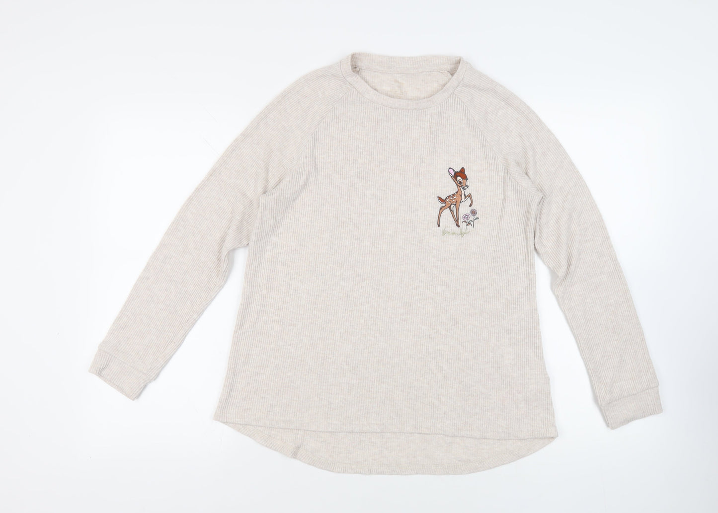 Womens UK Size M Disney Beige Pullover Sweatshirt