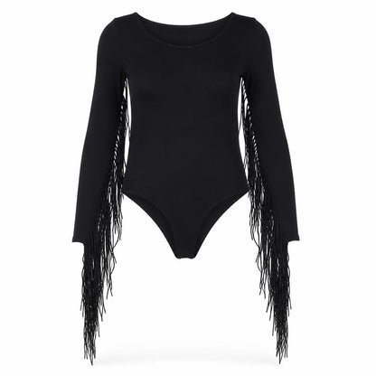 Womens UK Size 10 Topshop One-Piece Black Bodysuit