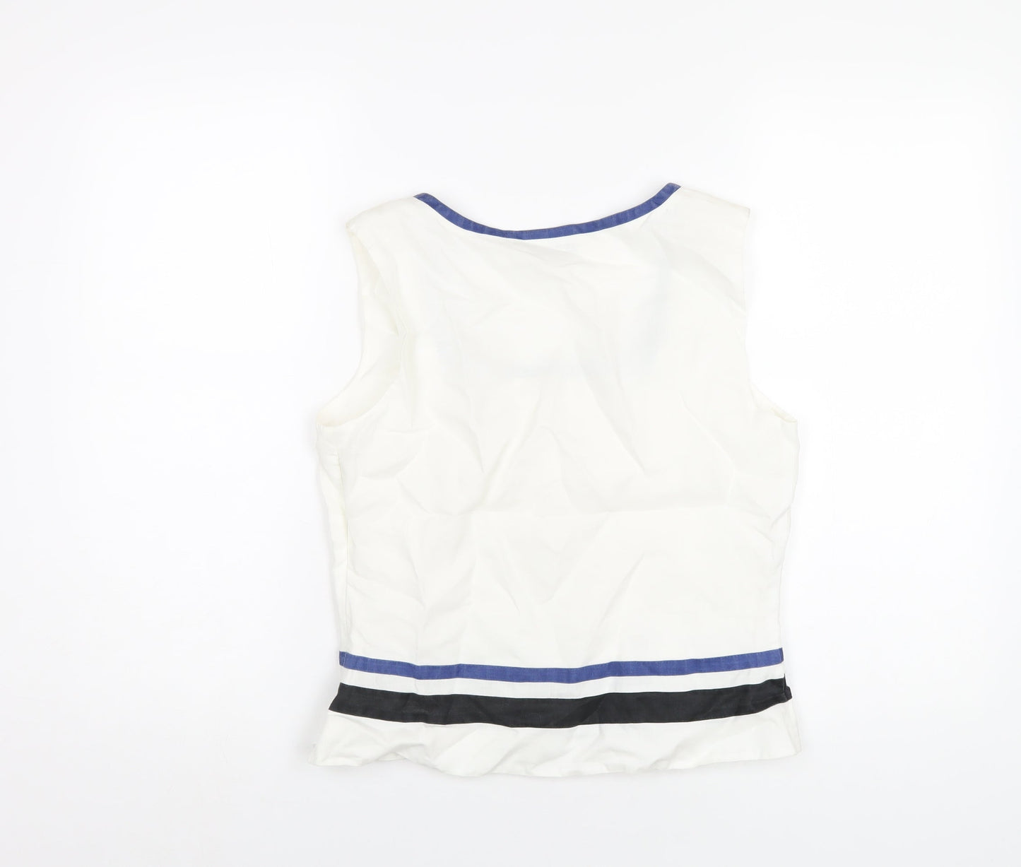 Womens UK Size 12 Alex & Co White Basic T-Shirt