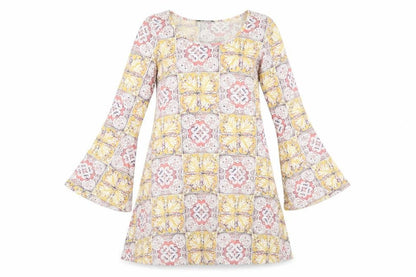 Missguided Womens Multicoloured Geometric Viscose A-Line Size 6 Round Neck Pullover