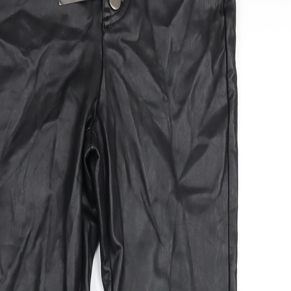 Womens UK Size 8 Very Regular Fit  Black Trousers