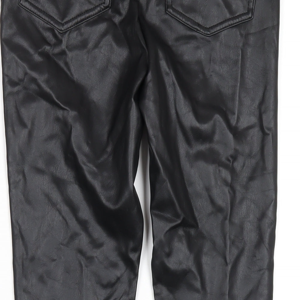 Womens UK Size 8 Very Regular Fit  Black Trousers