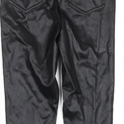 Womens UK Size 8 Very Regular Fit  Black Trousers