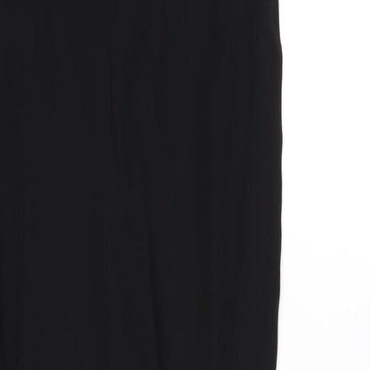 Pearce Fionda Womens Black Polyester Maxi Size 12 Sweetheart Zip - Beaded