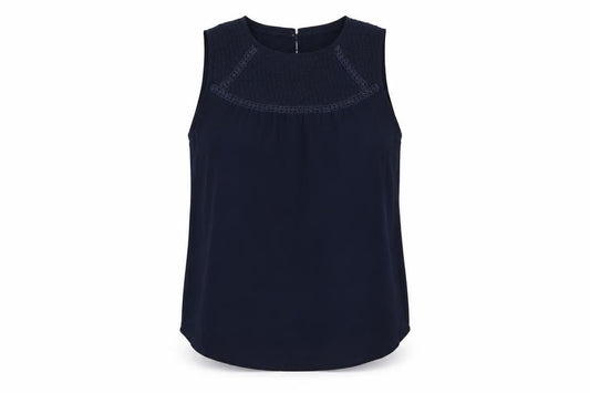 Womens UK Size XS LOFT Blue Basic Tank