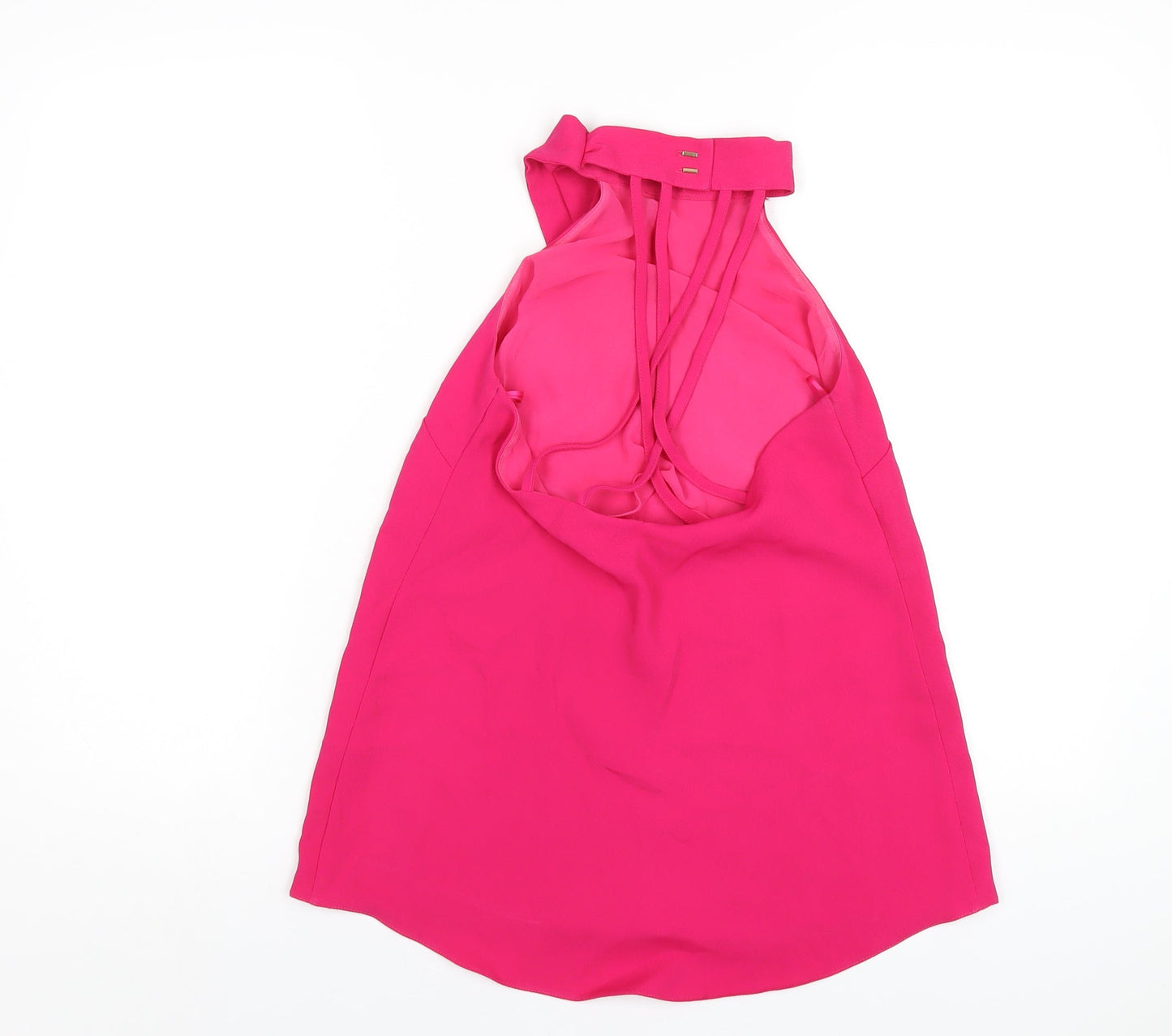 Womens UK Size 6 River Island Pink Basic Blouse