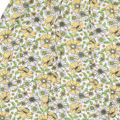 JDY Womens Multicoloured Floral Polyester A-Line Skirt Size 8